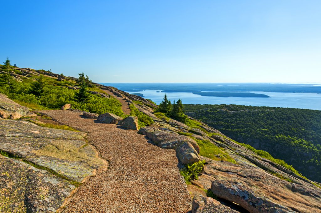 Cadillac Mountain in Maine’s Acadia National Park