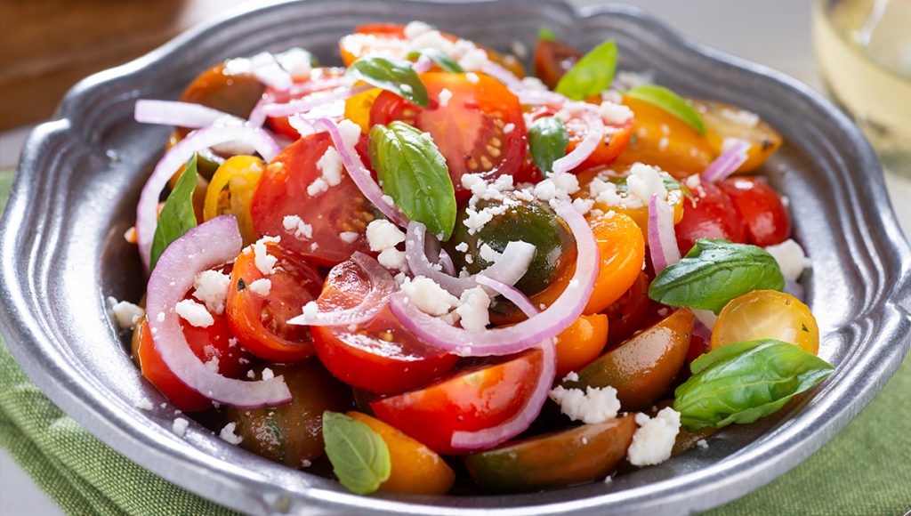 Heirloom Tomato and Herb Salad